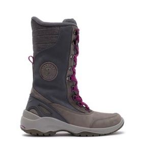Santana Canada Grey Purple Mohawk Fleece Lined Waterproof Boot Size 8